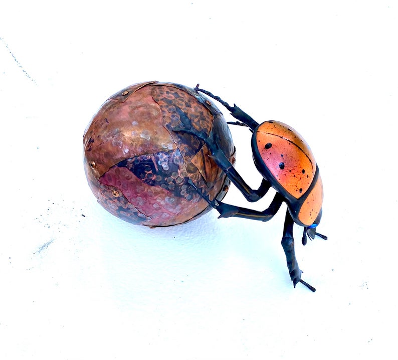 Small Dung Beetle Sculpture  Sean Goddard Insects